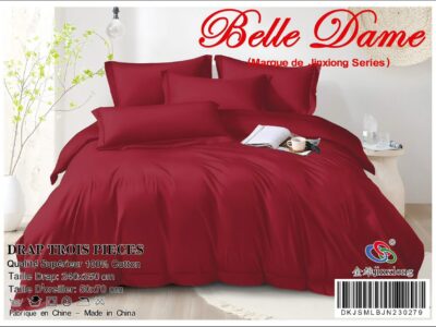 Draps de lits 3pcs 100% coton