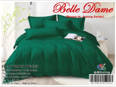 Draps de lits 3pcs 100% coton