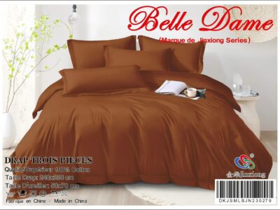 Draps de lits 3pcs 100% coton