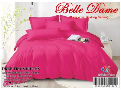 Draps de lits 3pcs 100% coton