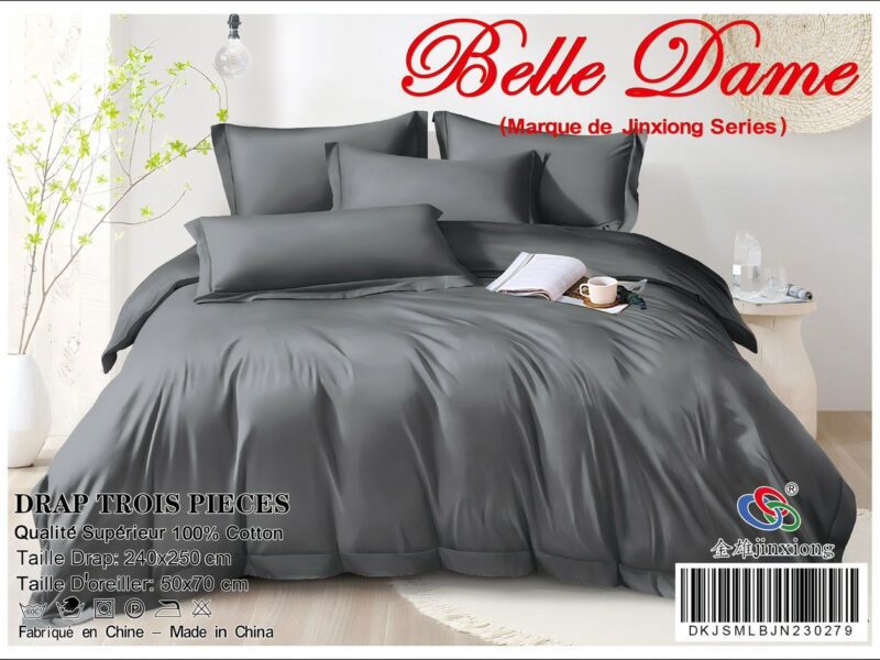 Draps de lits 3pcs 100% coton